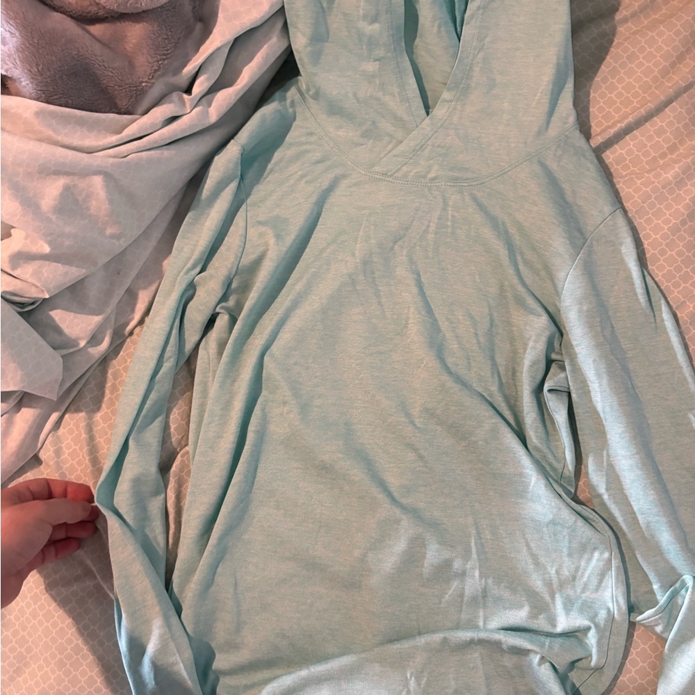 Nike Dri-FIT Light Blue Hoodie